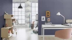 Vliestapete Einfarbig Textil Dunkelblau Rasch 423983 -Bester Tapeten Laden Vliestapete Einfarbig Textil dunkelblau Rasch 423983 190865 2