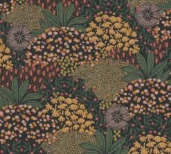 A.S. Creation Vliestapete 38740-3 AS Creation Schwarz Orange Floral -Bester Tapeten Laden Vliestapete Floral Schwarz Orange Nara 38740 3 AS Creation 63214149 3