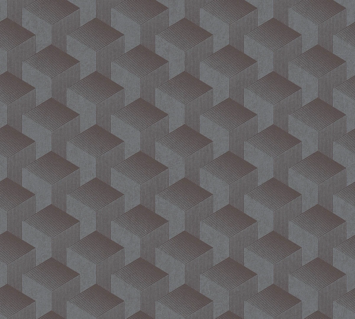 A.S. Creation Vliestapete 3D-Optik Würfel Linien Anthrazit 38963-3 2 A.S. Creation Vliestapete 3D-Optik Würfel Linien Anthrazit 38963-3 - Image 2