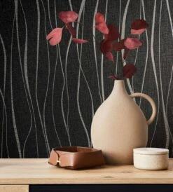 Vliestapete Ivy Wellen Schwarz Silber 82321 Novamur 8 Vliestapete Ivy Wellen Schwarz Silber 82321 Novamur -Bester Tapeten Laden Vliestapete Ivy Wellen Schwarz Silber 82321 Novamur 63213360 2