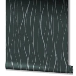 Vliestapete Ivy Wellen Schwarz Silber 82321 Novamur 9 Vliestapete Ivy Wellen Schwarz Silber 82321 Novamur -Bester Tapeten Laden Vliestapete Ivy Wellen Schwarz Silber 82321 Novamur 63213360 3
