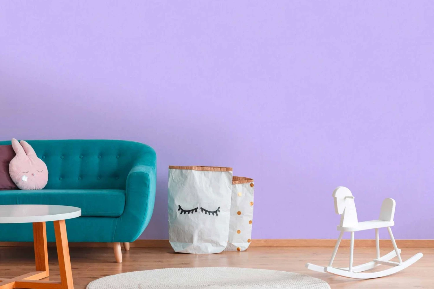 A.S. Creation Vliestapete Kinder Uni-Design Lila 38318-1 3 A.S. Creation Vliestapete Kinder Uni-Design Lila 38318-1 - Image 3