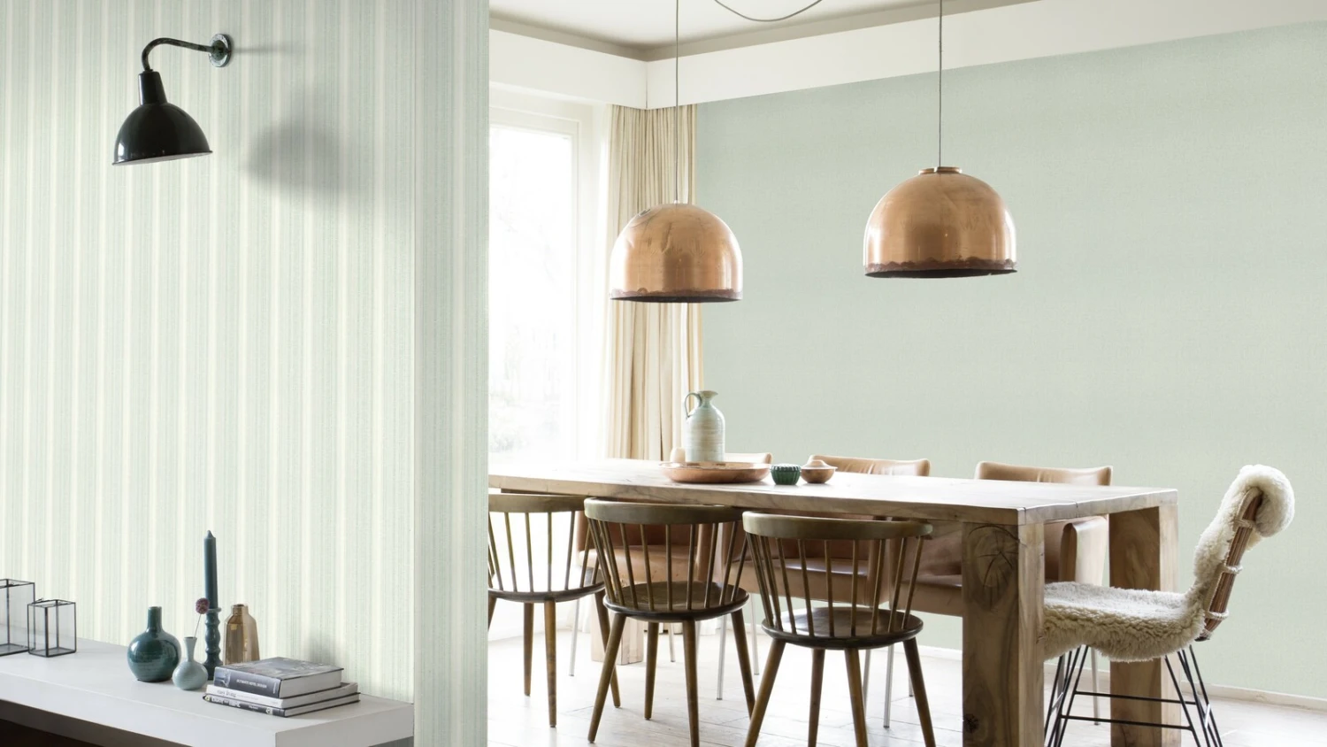 Vliestapete Rasch Weiß Grün Streifen 652123 6 Vliestapete Rasch Weiß Grün Streifen 652123 - Image 6