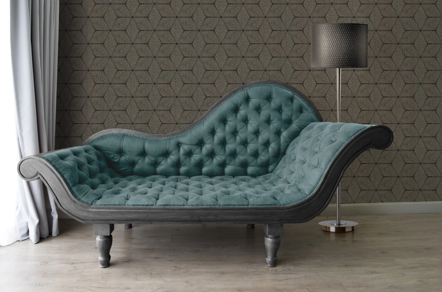 A.S. Creation Vliestapete Schwarz Gold Metallic Floral Rauten 39091-2 5 A.S. Creation Vliestapete Schwarz Gold Metallic Floral Rauten 39091-2 - Image 5