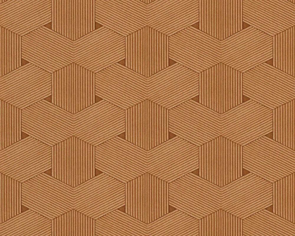 Vliestapete Waben-Optik Lutèce Braun 32659-6 2 Vliestapete Waben-Optik Lutèce Braun 32659-6 - Image 2