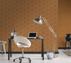 Vliestapete Waben-Optik Lutèce Braun 32659-6